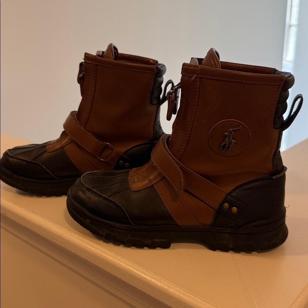 Polo by Ralph Lauren Kids' Brown and Black Adventure Boots